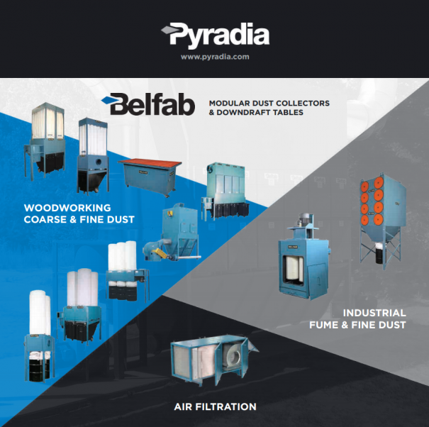 Columbia Millworks chooses Belfab dust collector Pyradia